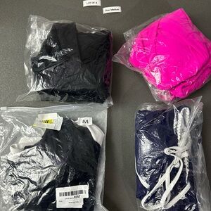 Swimwear Lot of 4 Items - Black, Pink, White, Blue